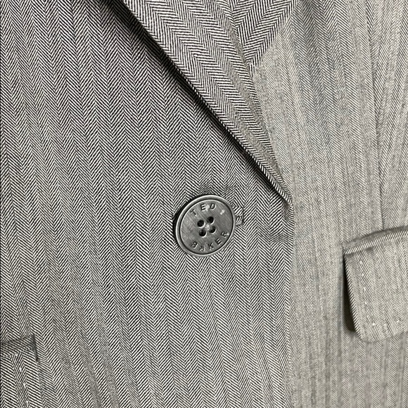 Ted Baker herringbone blazer NWOT - Picture 3 of 16